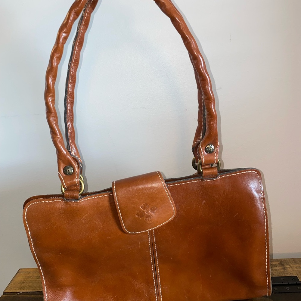 Patricia Nash Italian Leather Shoulder Purse - image 1